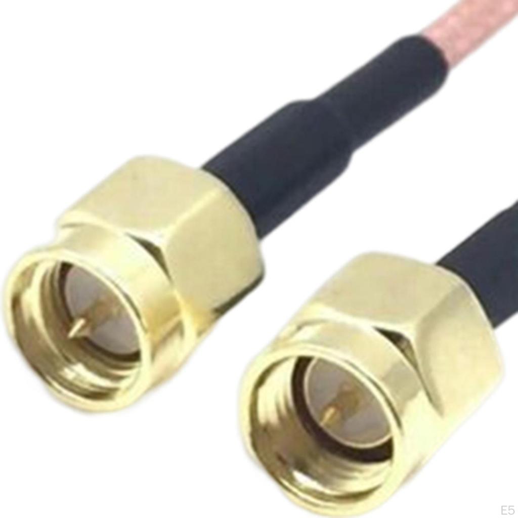 Male Adapter, RG316 Extension Cable, High Temperature Resistance Cable for Adapter