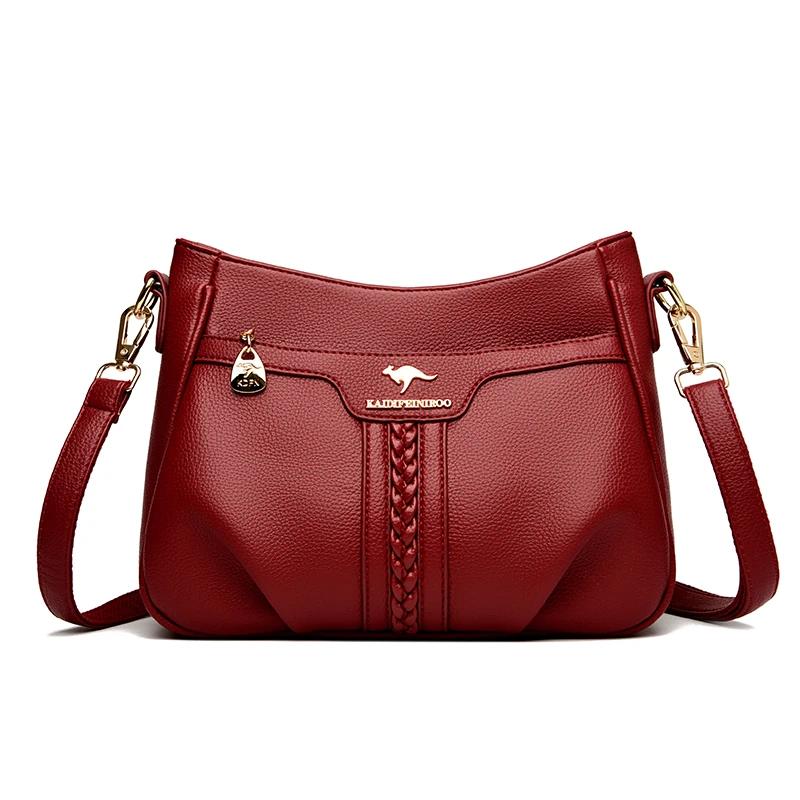 

Soft Pu Leather Women Bag Brand Designer Ladies Handbag Purses Luxury Female Shoulder Bag Large Capacity Crossbody Bags