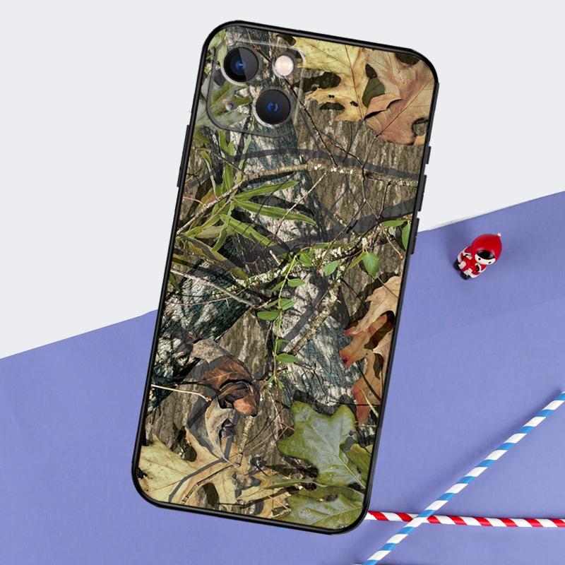 Hunting Camouflage Pattern Phone Case For iPhone 16 Pro Max 12 13 Mini 11 14 15 Pro Max XR 15 16 Plus 16e Back Cover