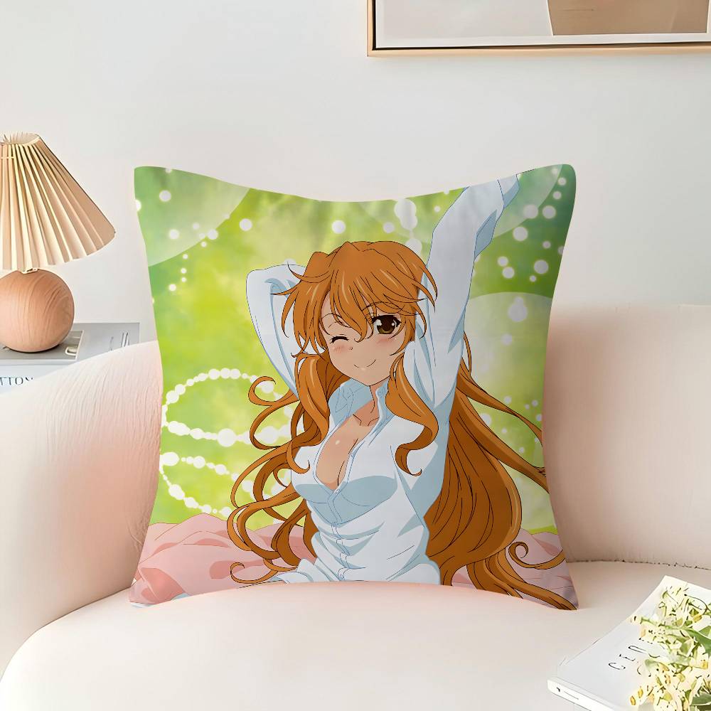 

Anime L-Love Hina Cushion Cover 30x50 Polyester Sofa Cushions Decorative Throw Pillows Home Decoration Pillowcover 16x16Inch