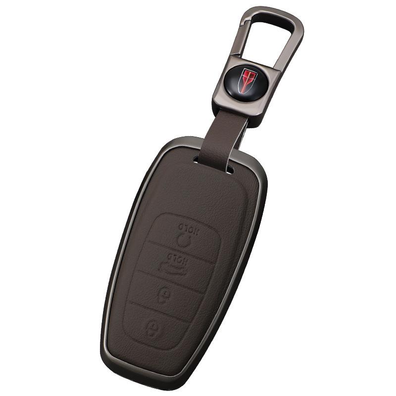 New 2023 Hongqi EQM5 Key Case & H7 Metal Shell Keychain for E-QM5 PLUS