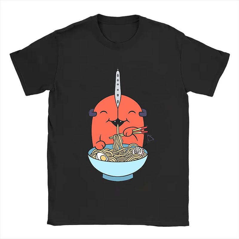 Anime Chainsaw Man Pochita Poster Printed Tshirt Mens and Womens Tshirt Mens Top Sports Tshirt Mens Tshirt Harajuku Tee