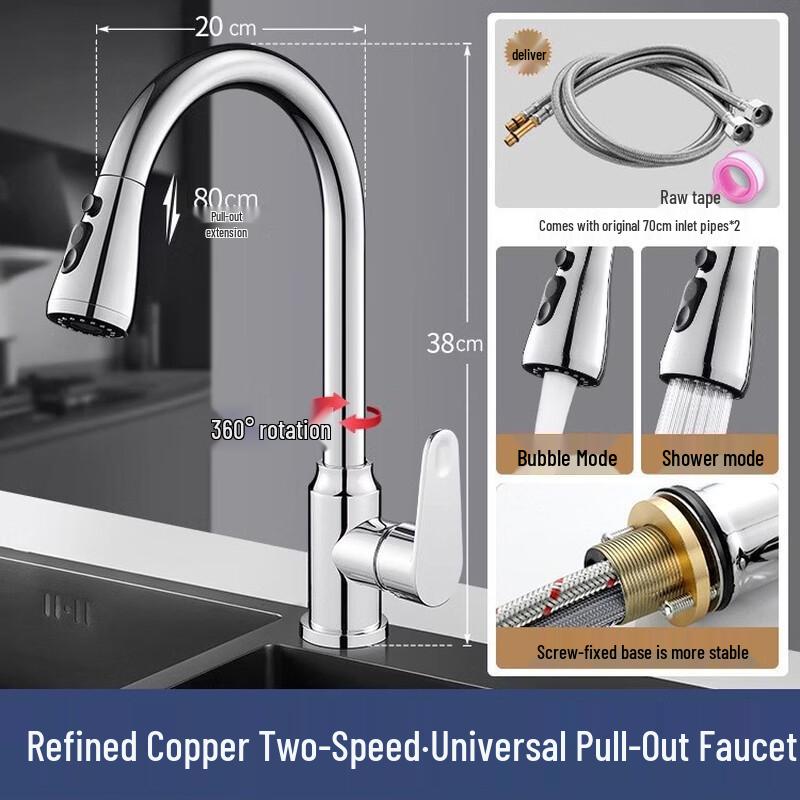 

Yuzhuxun Retractable Kitchen Faucet