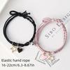 Cartoon Heart and Rabbit Butterfly Bracelet with Attracting Magnets for Women and Couples
