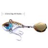 5 sztuk obrotowy metalowy VIB wibracja przynęta spinner łyżka zestaw przynęt wędkarskich 3.5 CM-16G-6 # przyrządy pstrąg zimowe wędkowanie twarde przynęty Tackle Pesca