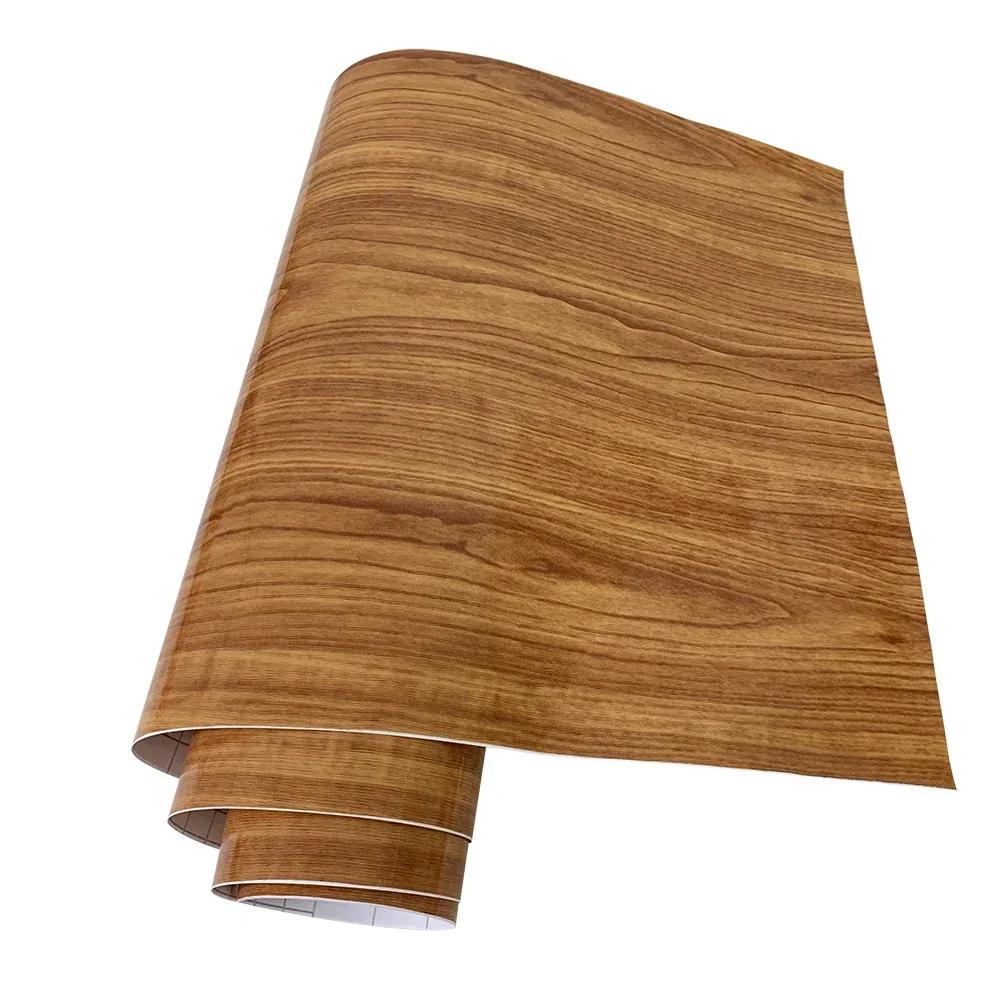 30/50cm Wasserdichte Holzmaserung Aufkleber Selbstklebende PVC Schrank Kleiderschrank Schreibtisch DIY Modern Möbel Dekorative Tapete