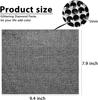 Jubilant 12000 Pieces Bling Rhinestone Sheet Stickers, DIY Craft, Self Adhesive Glitter Rhinestones Crystal Diamond Gem Stickers for Car/Phone/Clot