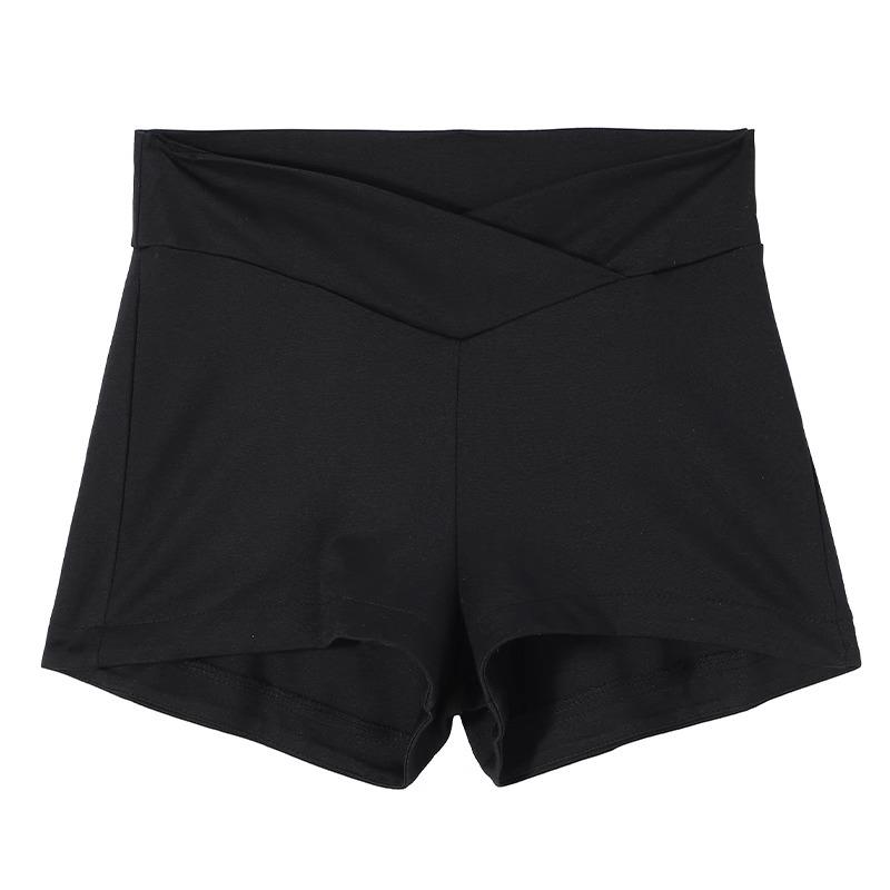 

Осень 2024 Корейский стиль Шорты с высокой талией черные пикантные для женщин - Утягивающие, Универсальные, Эластичные шорты-хотпэнт с облеганием бедер Medium чёрный