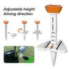 4 Stück Golf-Tees mit verbessertem Premium-Big-Head, hoher Haltbarkeit, unzerbrechlich, höhenverstellbar, tragbares Golf-Tees-Zubehör