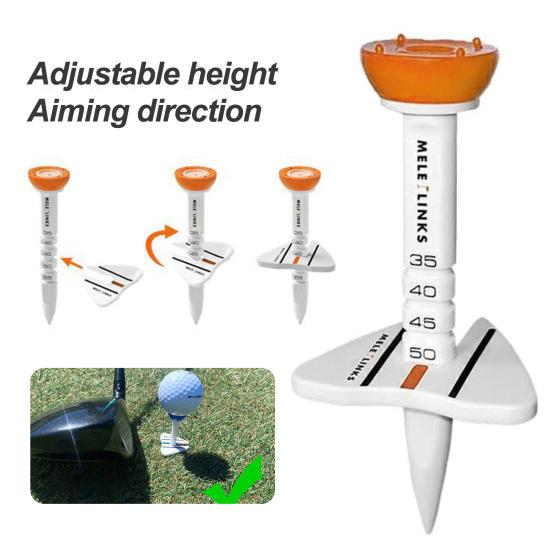 4 bucăți tricouri de golf cu cap mare premium îmbunătățit, durabilitate ridicată, indepartabile, reglabile pe înălțime, accesorii portabile pentru tricouri de golf