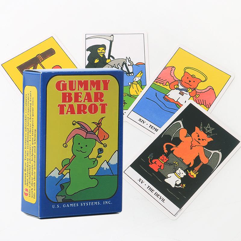 Tarotkarten von Gummy Bear Oracle Party Unterhaltungsdeck Brettspiele