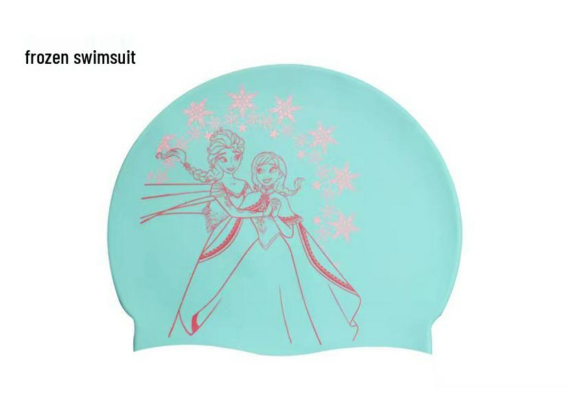 Children's Cartoon Silicone Swim Cap: Waterproof with Ear Protection