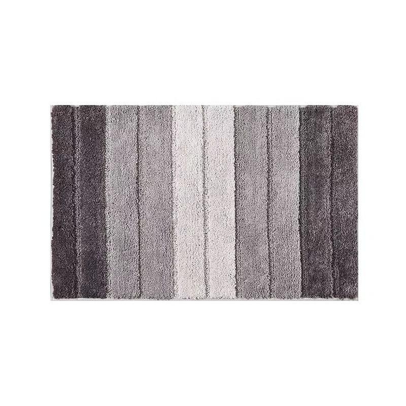 Extra Thick Chenille Plush Bath Mat Non-Slip Absorbent Floor Rug Bathroom Kitchen Entryway Bedroom Modern Minimalist
