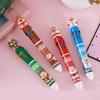 15Pcs Cute Christmas Snowman Themed Multi Color Retractable Pen, Trendy Student Stationery for Back to School Season, Writing Instrument for Study & O