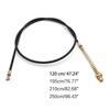 1200/1950/2100/2500mm Electric Vehicle Brake Cable Front Rear Drum Brake Line Suitable with Scooter Moped Bike Accessory H9EE