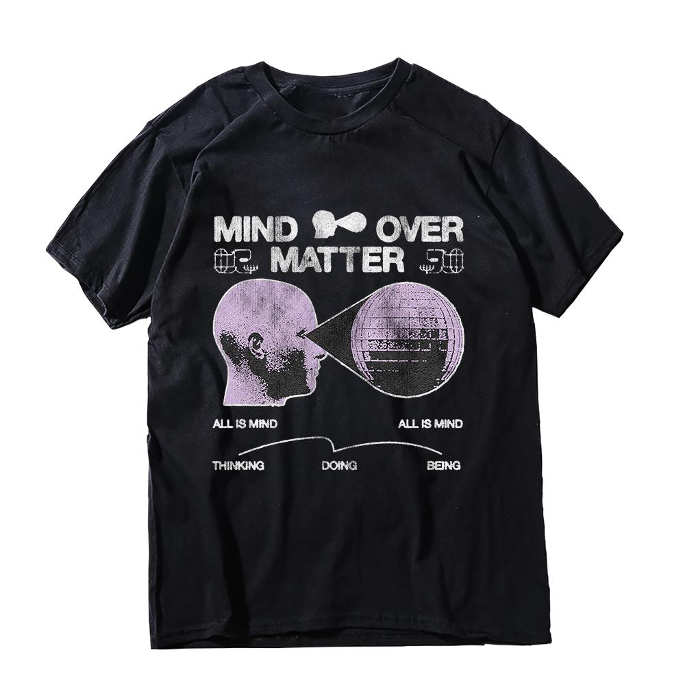 Coolmind ZF007 High Quality Exclusive Graphic 100% Cotton Men T Shirt Big Size Streetwear Loose Men Tshirt O-neck Tee Shirt Tops