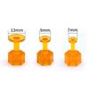 10x Car S/m/l Three Size Glue Tabs Dent Removal Tools Orange Tabs Auto Paintless Dent Repair Maintenance Tools