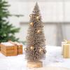 1PC Holiday Micro Landscape Decor Miniature Festive Scene Mini Christmas Tree Scandinavian Style Holiday Ornament