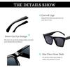 4Flaunt Ästhetische Cat-Eye-Sonnenbrille | Marken-Cateye-Sonnenbrille für Damen | 100% UV-geschützte Vintage-Retro-Cooling-Shades