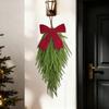 60cm Simulated Soft-Glue Norfolk Needle Wall Hanging Christmas Tree Upside Down Vine Green Plant Holiday Decoration