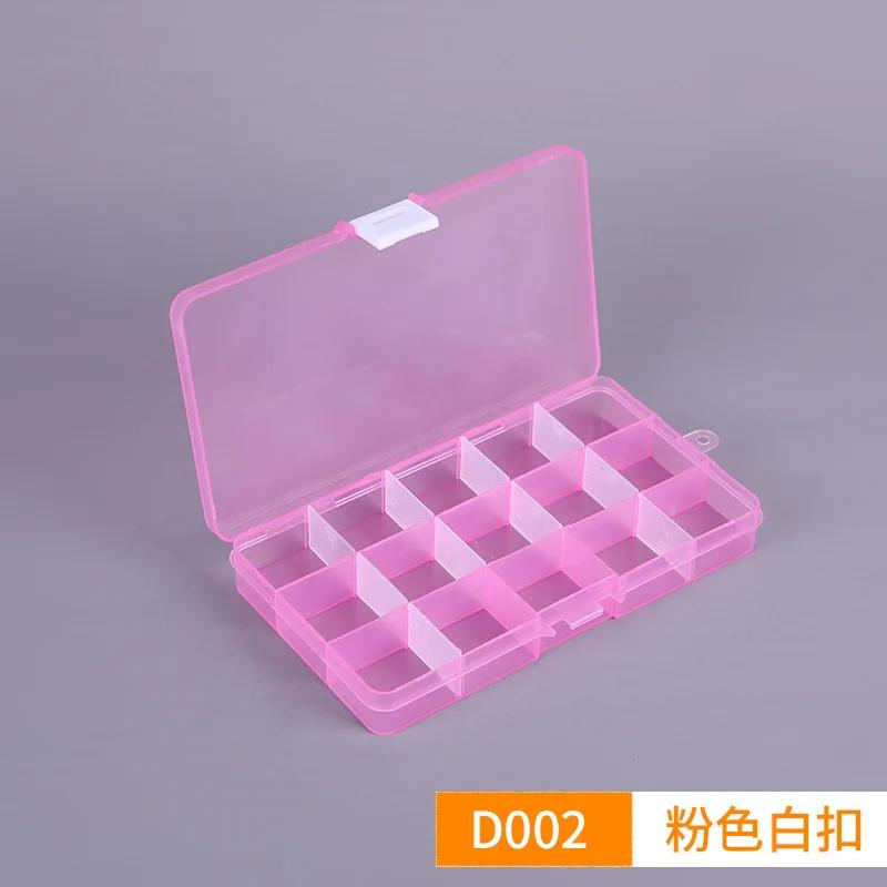 Nowy 10 przegródek kolorowy przenośny pojemnik do przechowywania narzędzi jubilerskich, organizer na pierścionki, części elektroniczne, śrubki, koraliki, plastikowe etui