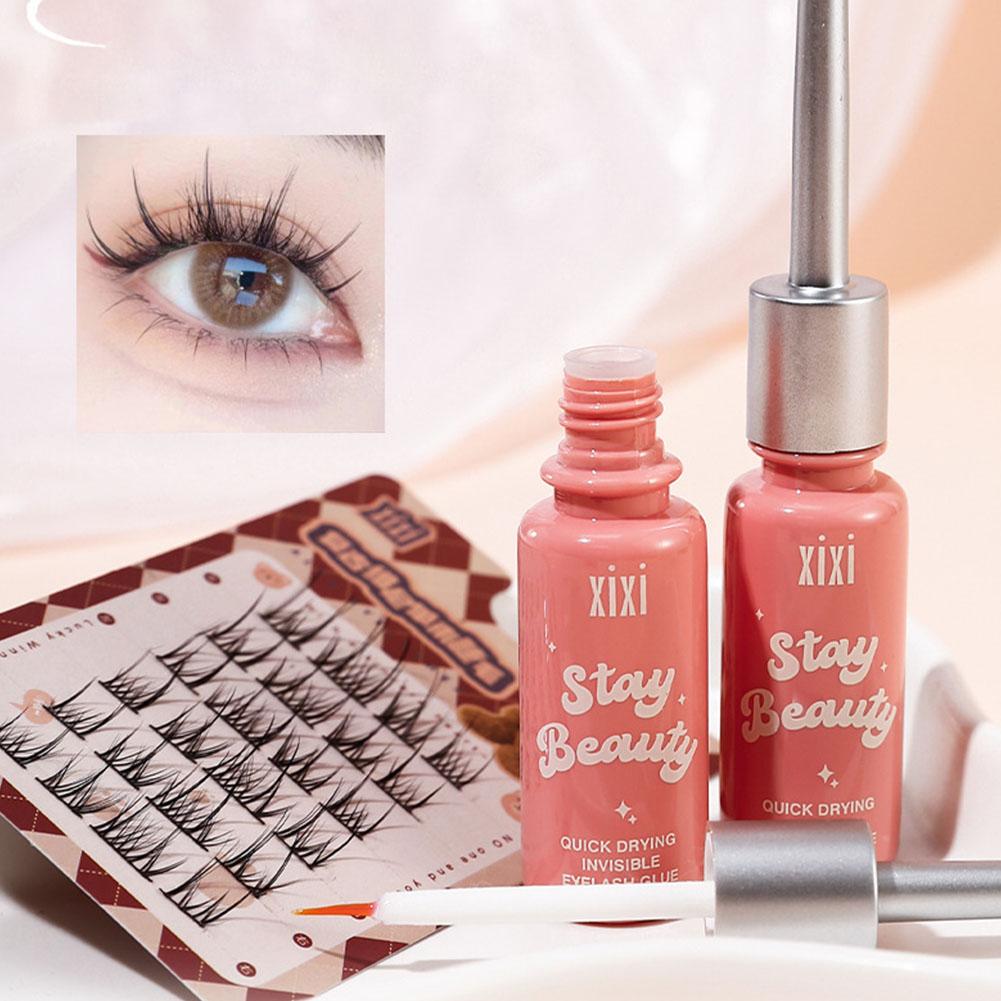 Quick Dry Invisible False Eyelash Glue Styling Transparent Natural Fake Eyelashes Extension Glue Self Adhesive Waterproof Makeup
