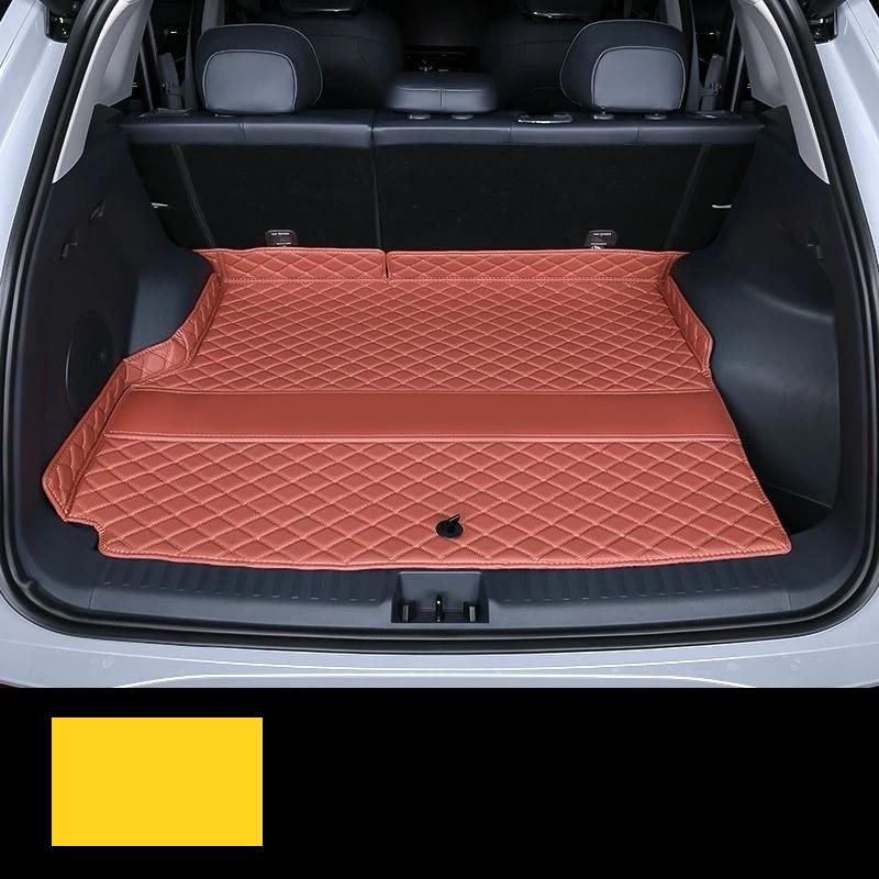 Custom For Geely EX5 Galaxy E5 Proton E.MAS 7 2024-2025 Car Boot Mat Rear Trunk Liner Cargo Leather Floor Carpet Tray Protector