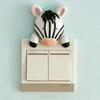 Creative Resin 3D Switch Stickers Living Room and Bedroom Wall Cartoon Switch Wall Stickers Decoration Protector Cover DIY