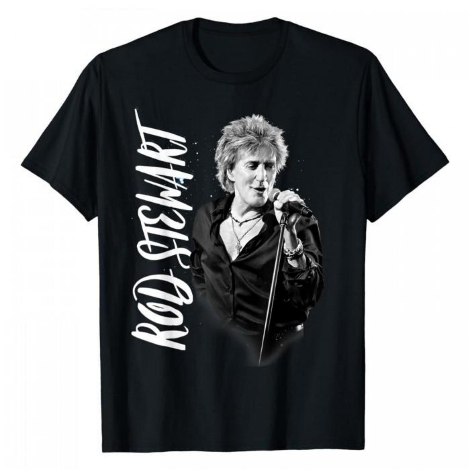 Rod Stewart Unisex Adult ADMAT Cotton T-Shirt S разноцветный