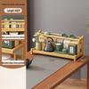 Bamboo Desktop Curio Shelf
