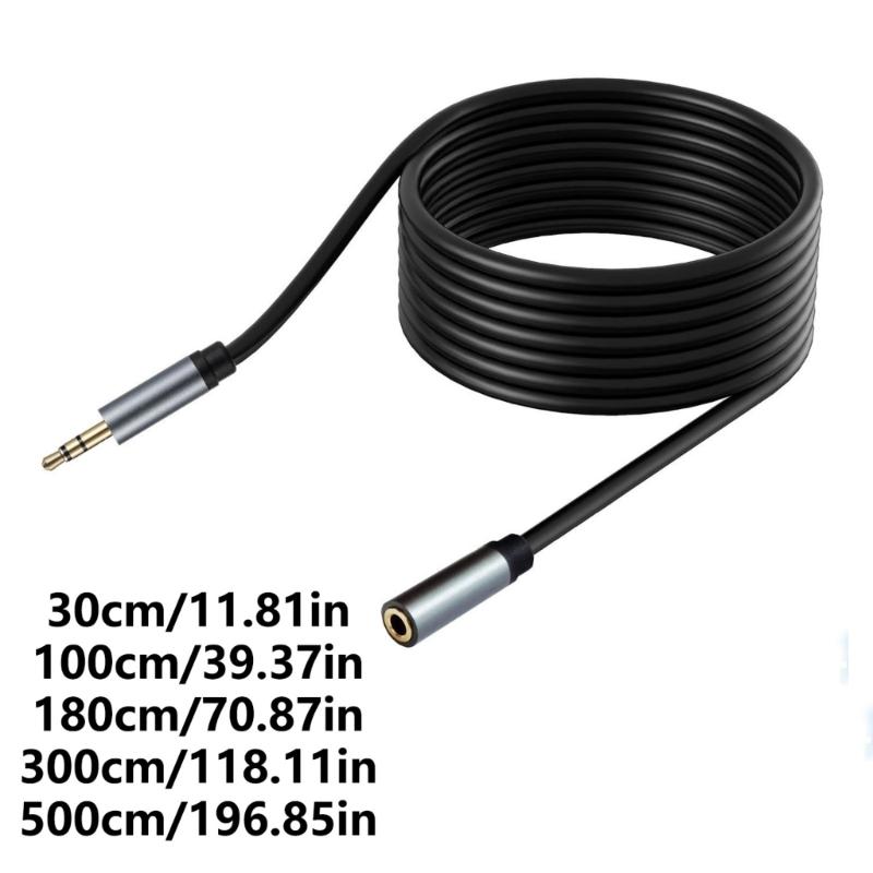 3.5mm Male To Female Stereo Sound Cable for Mobile Phone Tablet Sound Extend Line Wire Headphones Sound Transmission