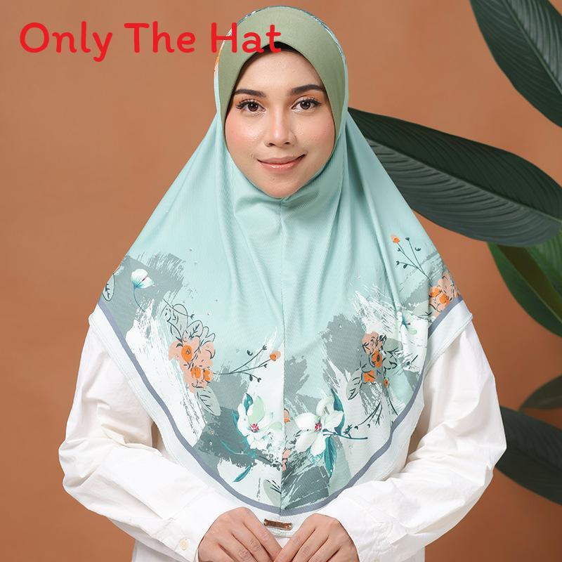 Ethnic Floral Headscarf For Women With Border Detail For Summer Wear