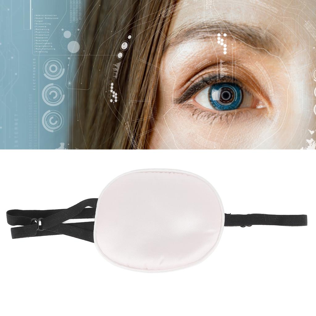 Eye Patch Silk Cotton Elastic Strap Full Cover Light Blocking Eye Cover Pad for Adults