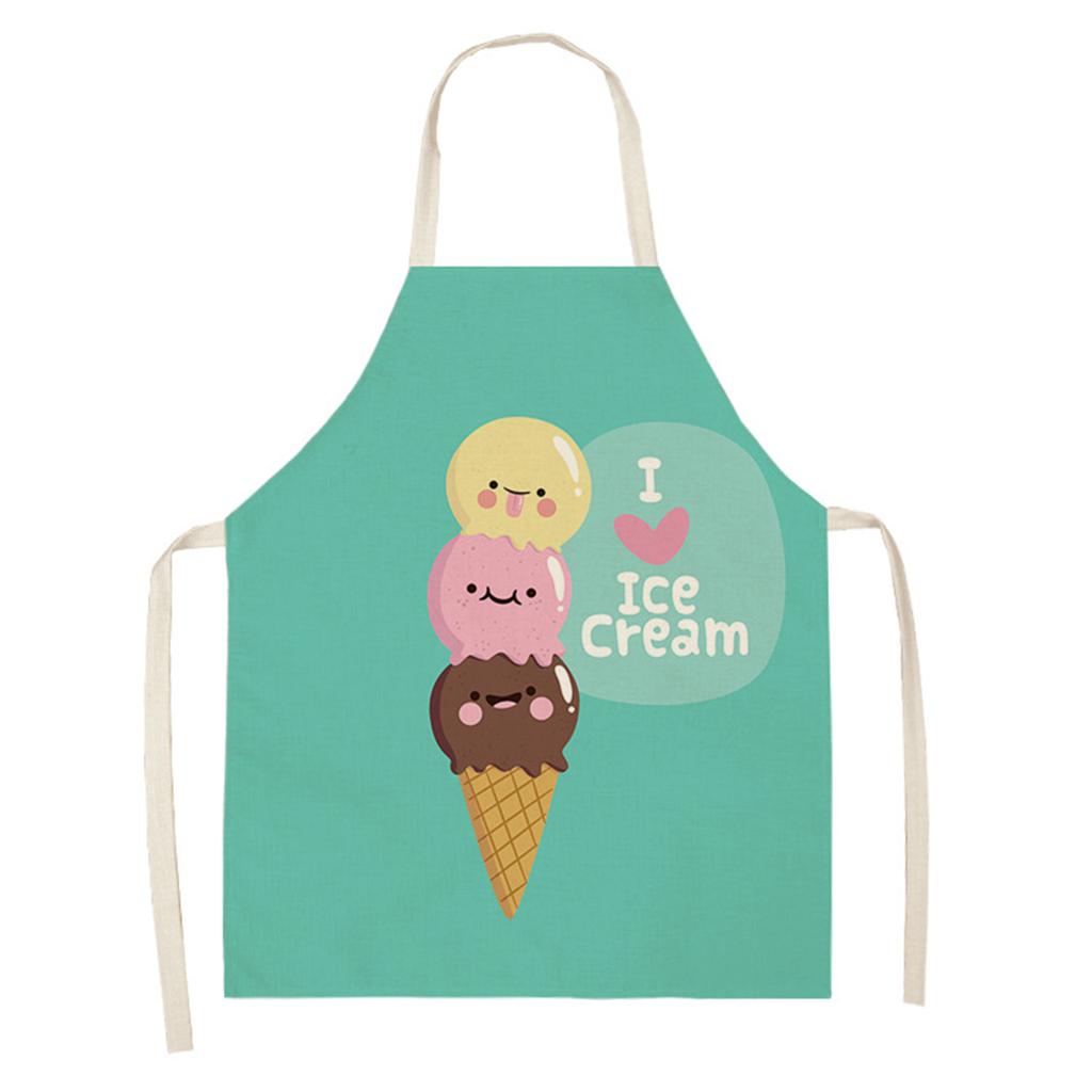 Kids Household Cleaning Food Style Apron Living Room Aprons Donut Pattern Kitchen Women Baking Bibs Personalized Home Aprons