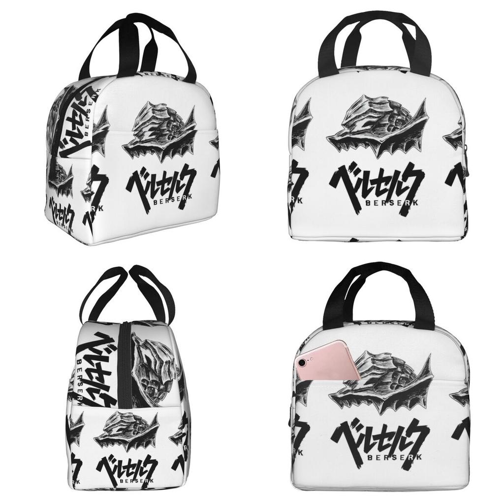 Berserk Sacrifice Mark Demon Sword And Magic Insulated Lunch Bag for Women Office Cooler Thermal Food Box Tote Lunch Boxes