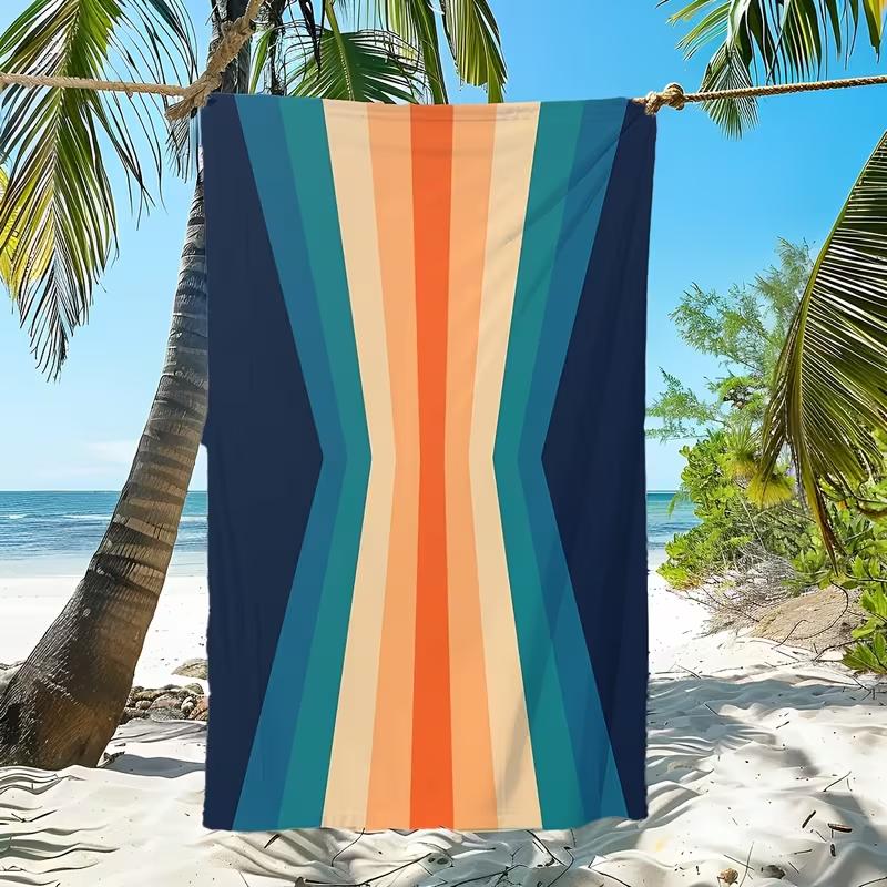 Dramatic Full Moon Flying Bats Beach Towel Large Quick-Drying Towel Gothic Spooky Night Sky Design Towel for Summer Beach Pool