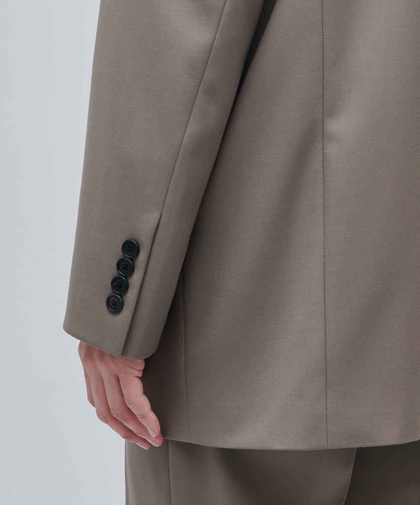 Musinsa Standard Wool Blend Oversized Blazer [Dusty Beige]