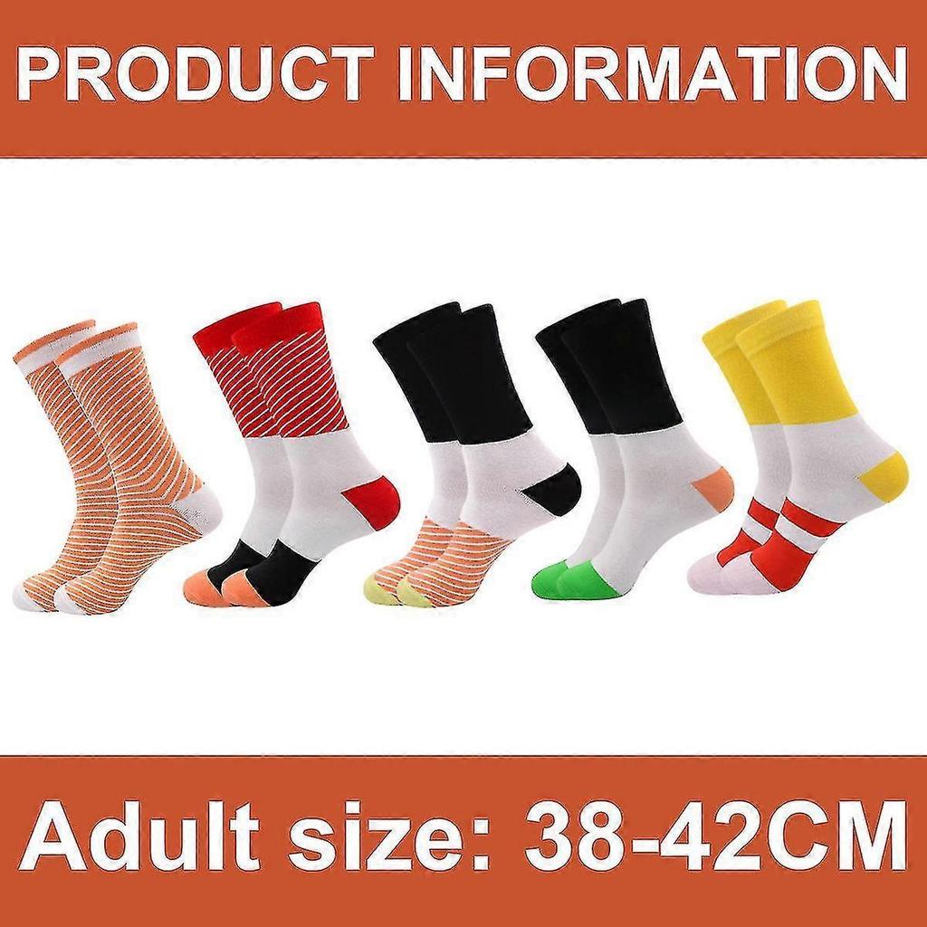 5pairs Sushi Socks Mid Calf Socks Cotton Christmas Socks - Couple Casual Socks Christmas Gift Box Set - RiRi
