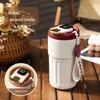 white body red lid 410ml