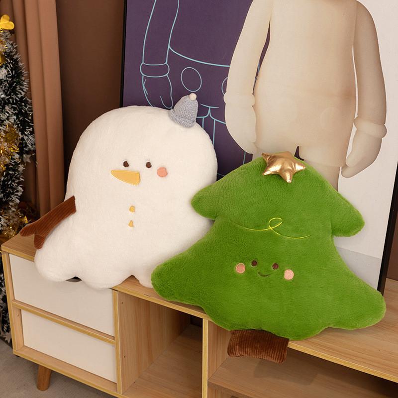 Christmas Snowman Deer Tree Santa Claus Plush Toy For Festive Home Decor