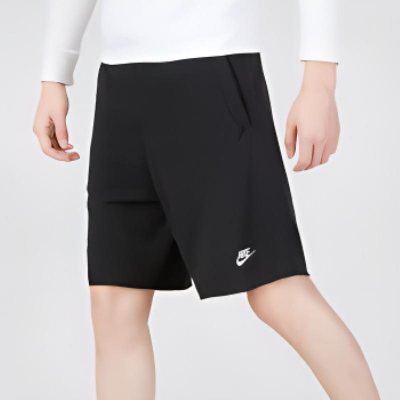 Nike Solid Color Drawstring Sports Fitness Shorts Men Bottoms DX0767-010
