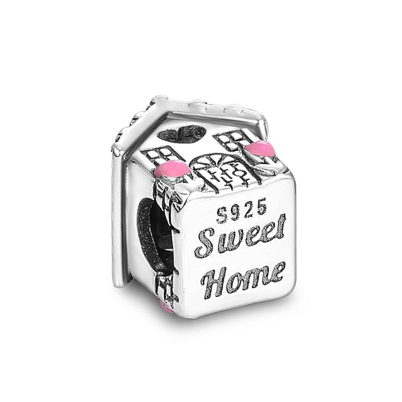 Halloween New In Charms Plata De Ley S925 Animals Kitty&shoes Heart Charm Fit S925 Bracelet Beads for Jewelry Making