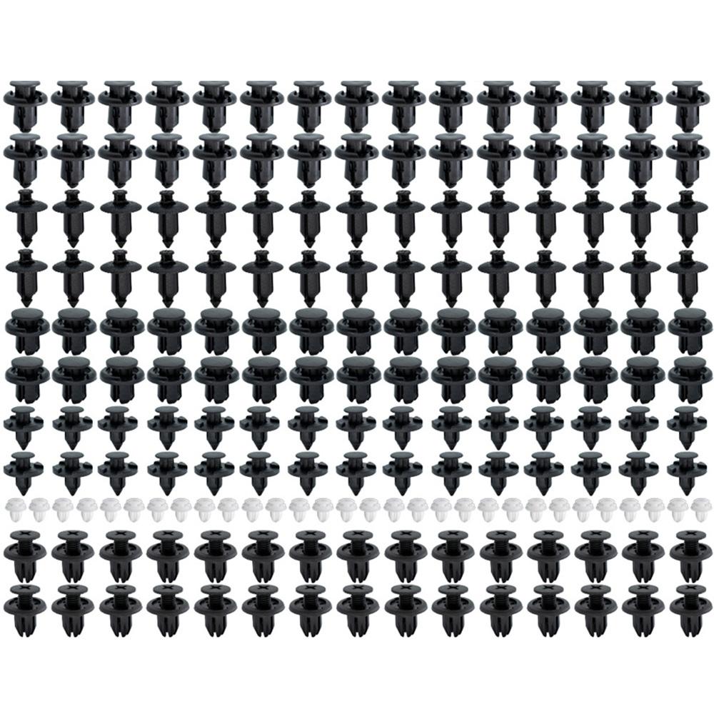 180x Car Fender Bumper Trim Fastener Clips Push Rivet For Honda Accord Civic CRV