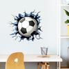 3D Football Soccer Wall Stickers For Kids Rooms Children Bedroom Wall Decals Boys Room Decoration Gift