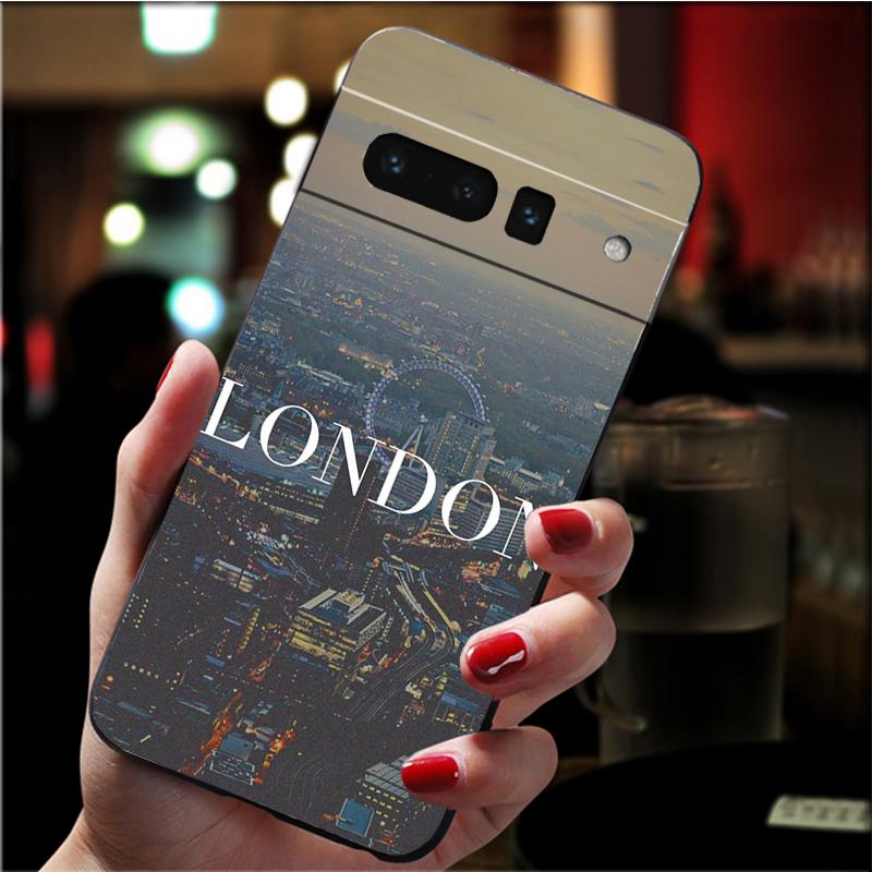 Handyhülle für Google Pixel 7 Pro 7 6A 6 Pro 5A 4A 3A Pixel 4 XL Pixel 5 6 4 3 XL 3A XL 2 XL Big Ben Telefonzelle Hülle Funda