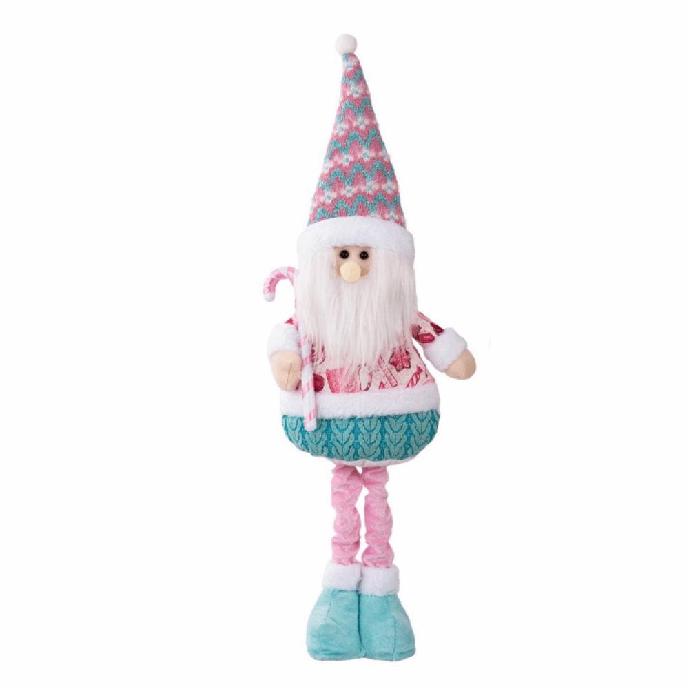 Creative Santa Claus Retractable Doll Pink Retractable Legs Doll Decoration  Party Favors