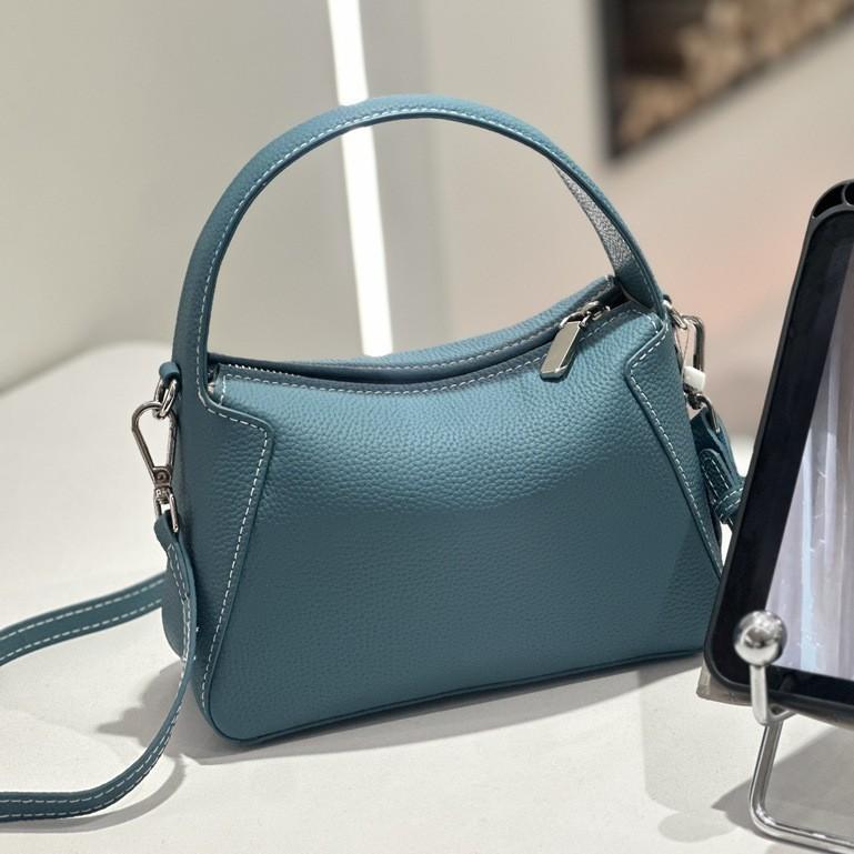 Spring and summer new 2025 genuine leather women's bag first layer cowhide high-end casual versatile light luxury shoulder messenger handbag