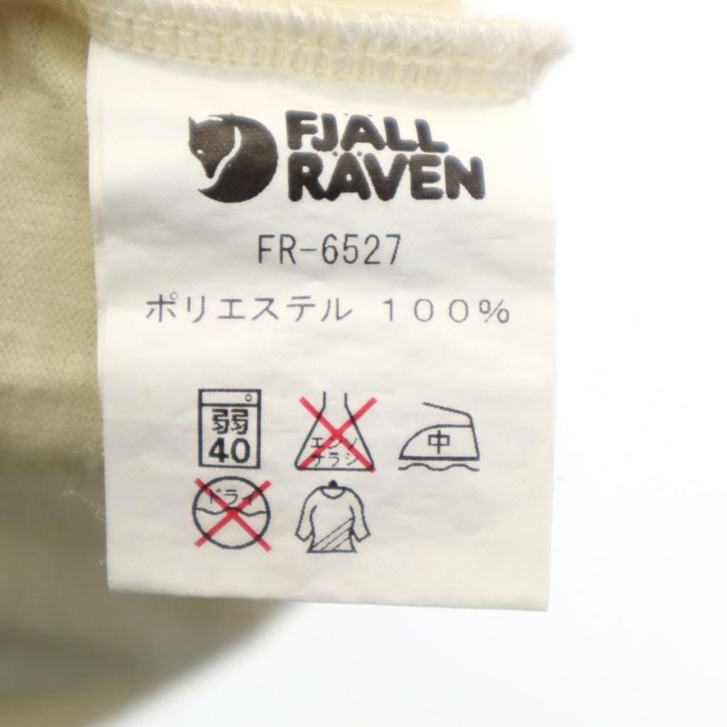 FJALLRAVEN made in Japan Short sleeve T-shirt LL Cream type Men's Used