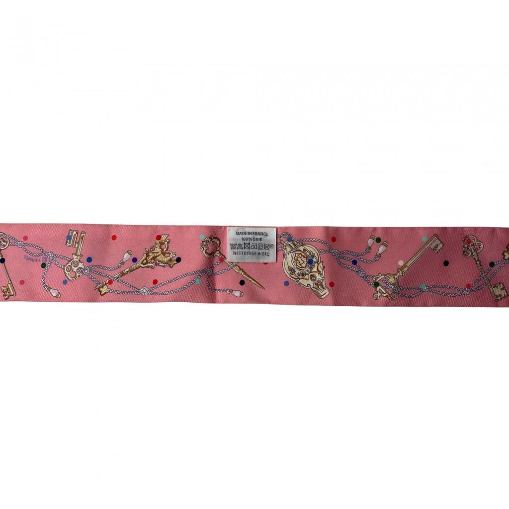 Used HERMESscarf Multicolor Silk Women
