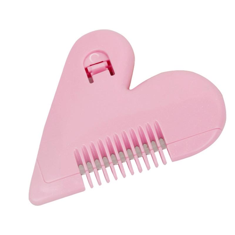 

Bangs Hair Trimmer Pubic Hair Remover for Razor Hair Cutting Comb For Dogs Trimming Tools Heart Shape Thinning Hair Cutt 1